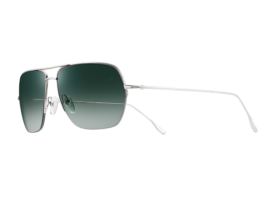 18K White Gold Square Sunglasses - LOTOS-SUN-C19W