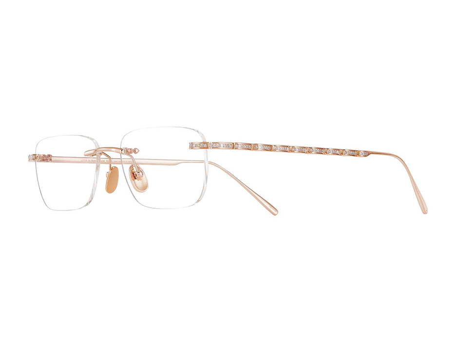 18K Rose Gold Rectangle Frame - LA-19H999RD