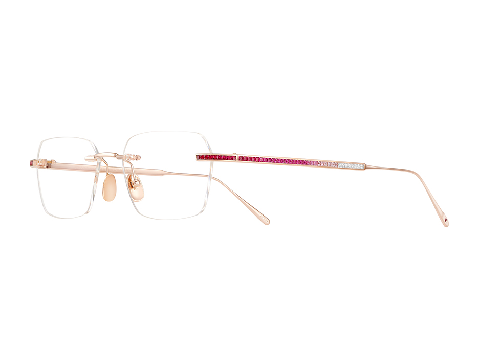 18K Rose Gold Rectangle Frame - LA-23A999RDR