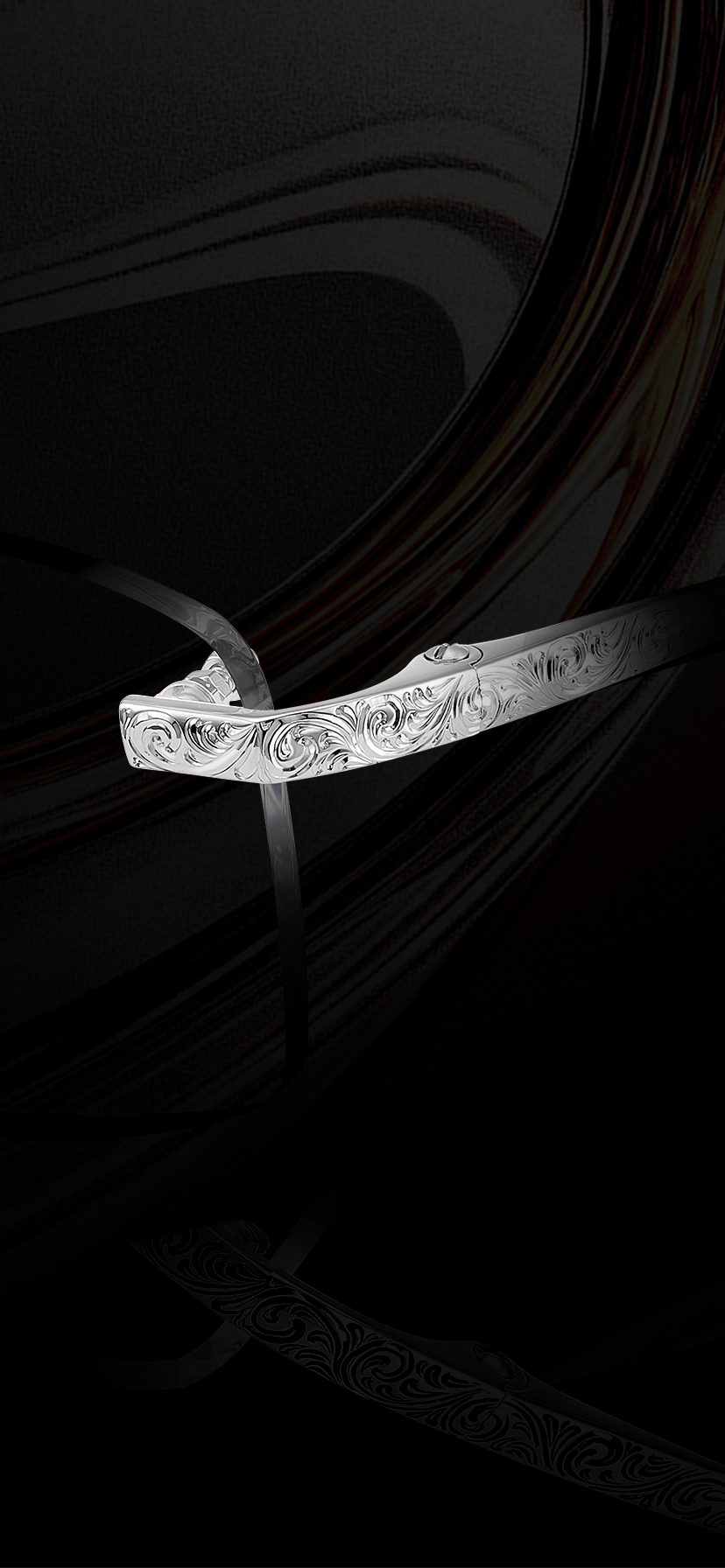 Classic Signature - Flare & Wheat Art Engraving