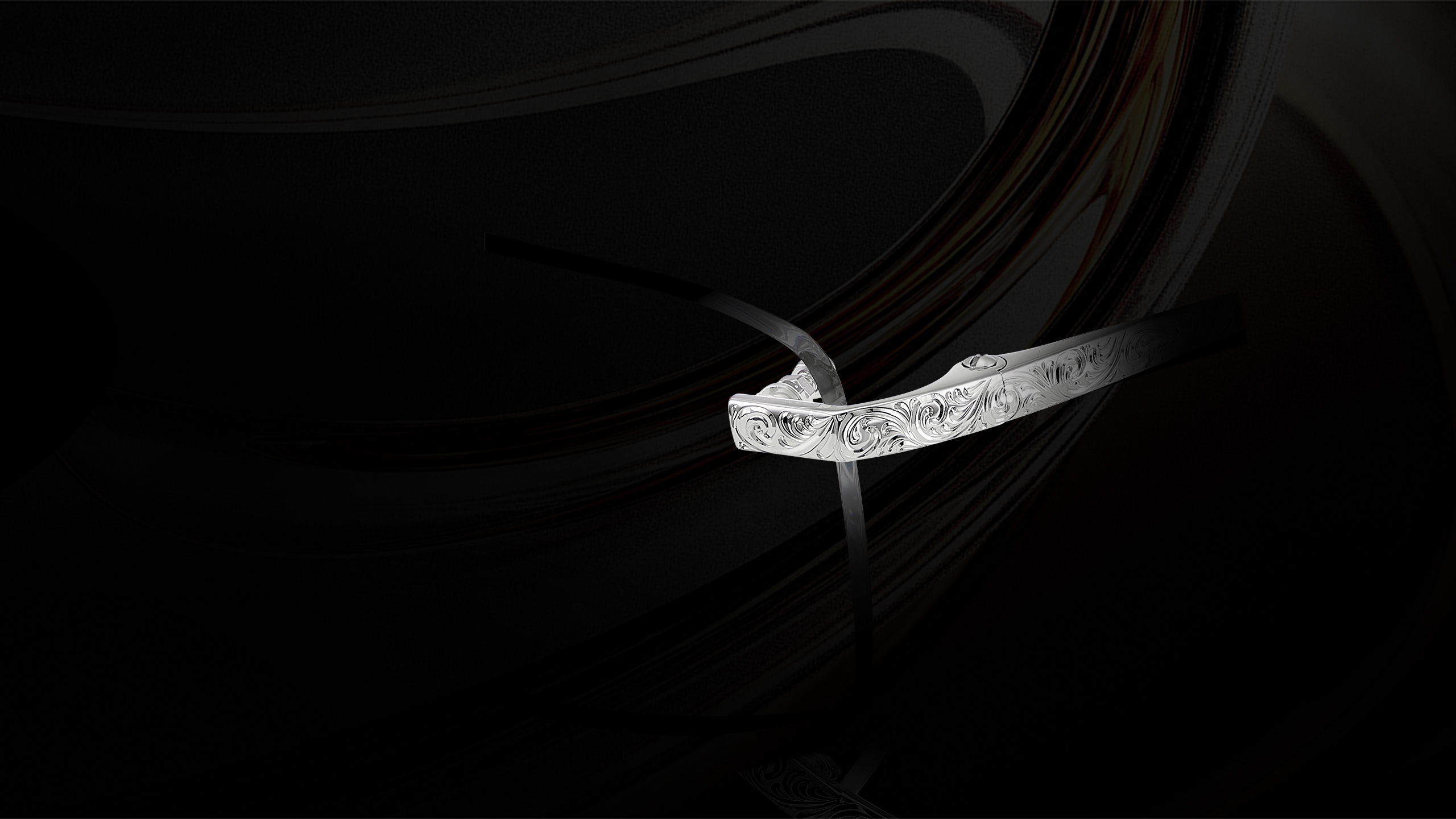 Classic Signature - Flare & Wheat Art Engraving