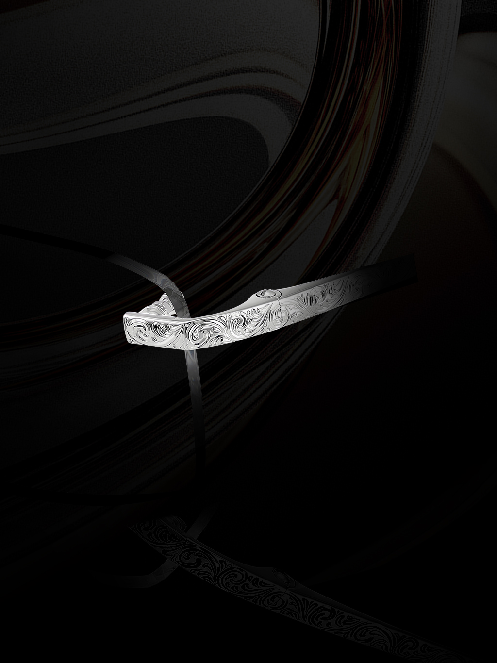 Classic Signature - Flare & Wheat Art Engraving